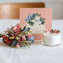 Coffret Maison du Bonheur, vue du contenu détaillé - Flowrette
