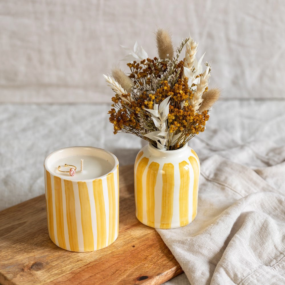 Coffret Ivresse avec bougie et parfum, vue de face - Flowrette