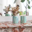 Coffret matchy vert avec accessoires assortis, vue de face - Flowrette