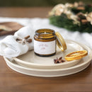 Set de 4 bougies de Noël, vue de dessus - Flowrette