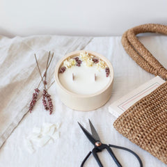 DIY Kit Flower Candle