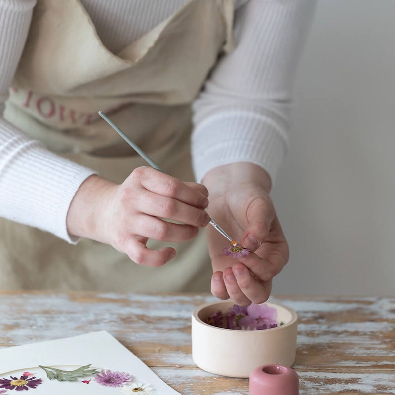 Découvrez notre kit DIY herbier abécédaire rose