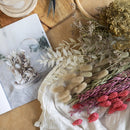 Coffret DIY fleurs séchées, détail des matériaux inclus - Flowrette
