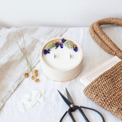 DIY Kit Flower Candle