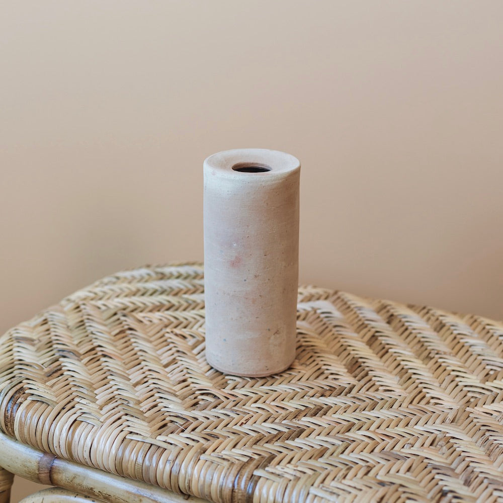 Soliflore Dune en terre cuite, petit vase artisanal - Flowrette